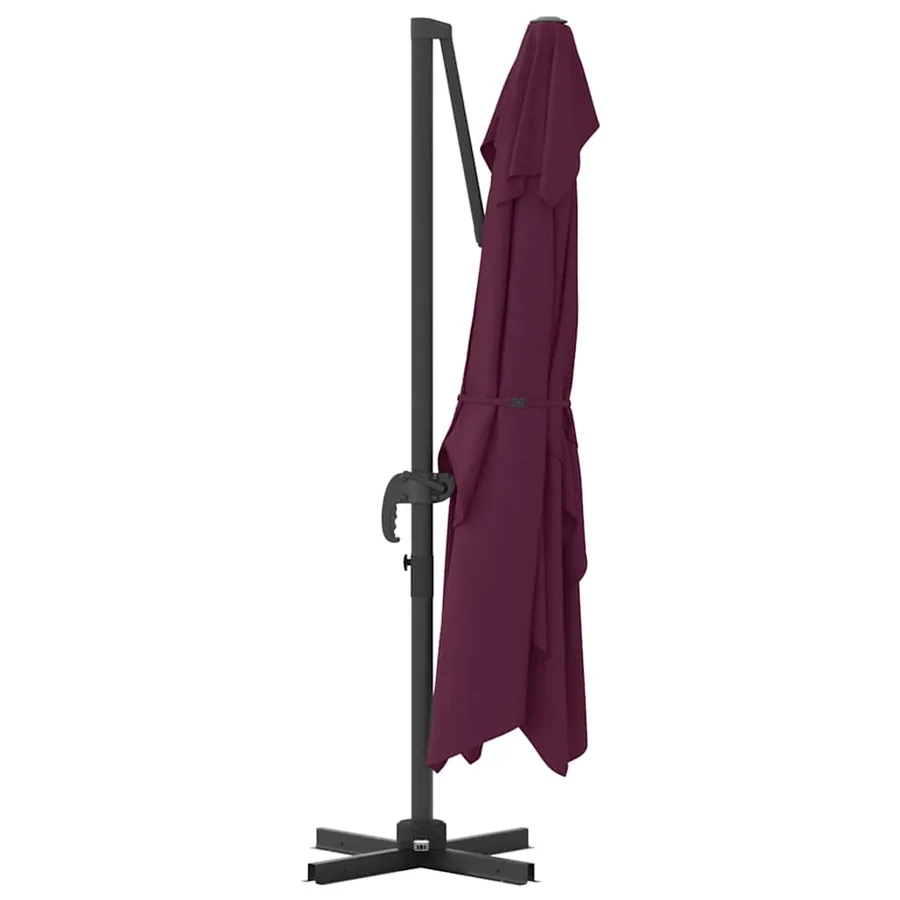 Parasol Bordeaux 351 x 250 x 260 cm Polyester et Aluminium - 7