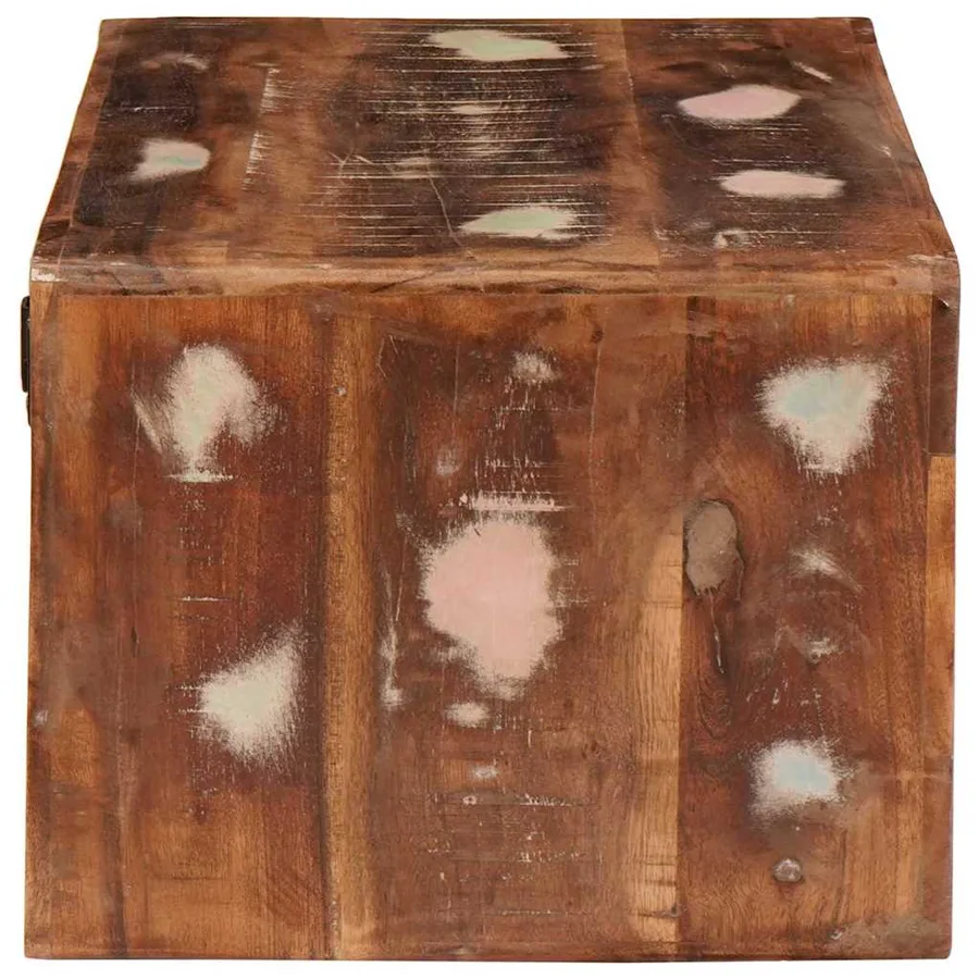 Table de chevet 2 pcs Marron Bois Recyclé Solide - 6