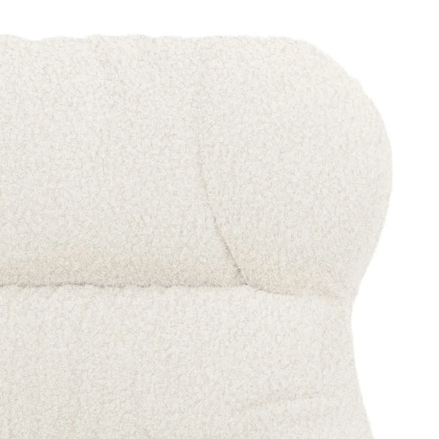 fauteuil Crème 69 x 74 x 93 cm Tissu Sherpa - 7