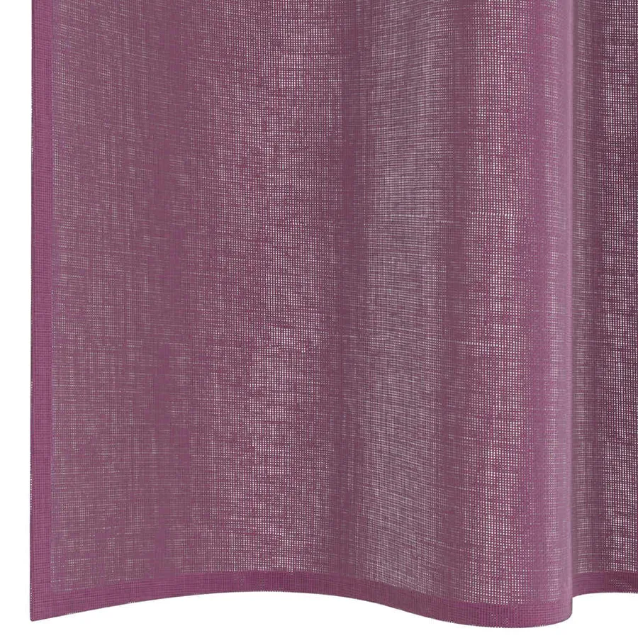 Rideaux en voile à œillets (2 pcs) violets - 6