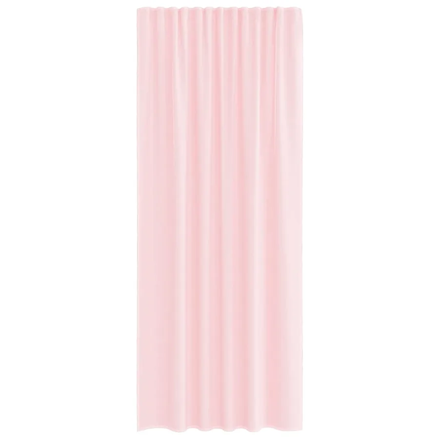 Rideaux en voile avec passe-tringles 2 pcs rose clair - 4