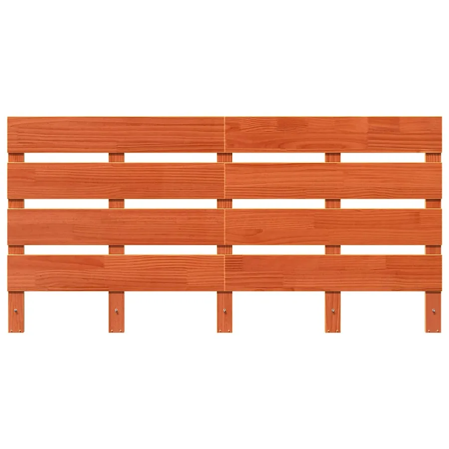 Tête de lit Marron 140,5 x 3 x 80 cm Pin massif - 4