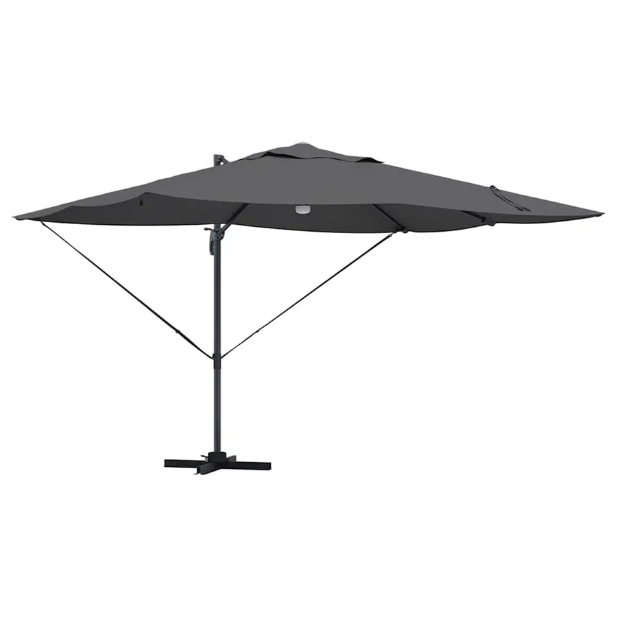 Parasol Anthracite 351 x 250 x 253 cm Polyester et Aluminium - 2