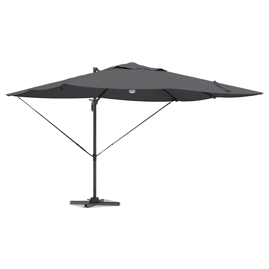 Parasol Anthracite 351 x 250 x 253 cm Polyester et Aluminium - 3