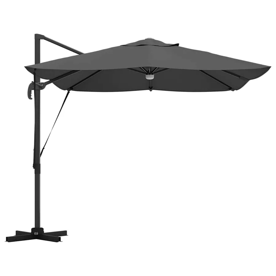 Parasol Anthracite 351 x 250 x 253 cm Polyester et Aluminium - 7