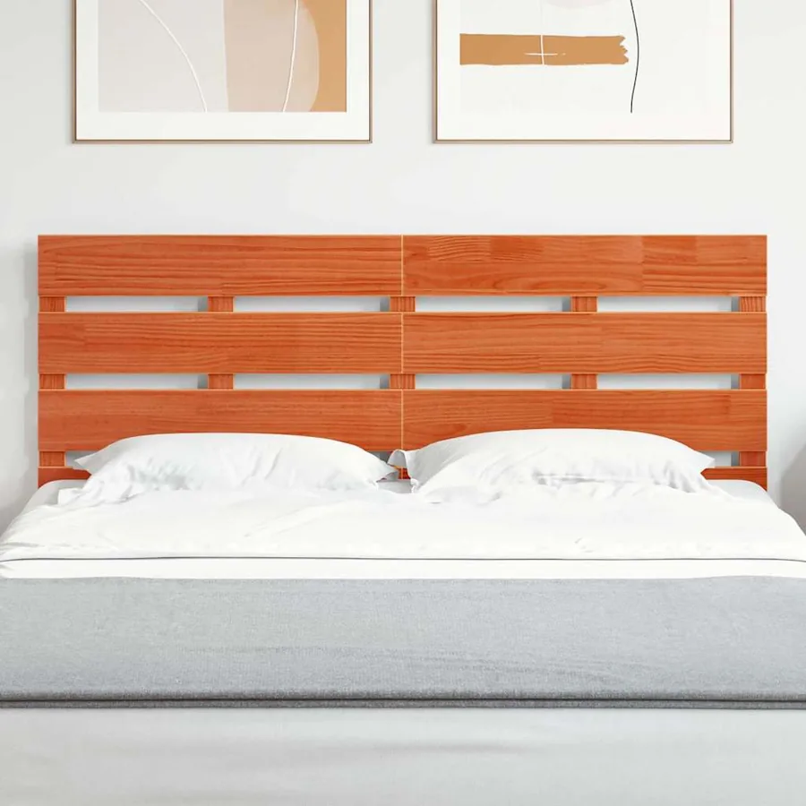 Tête de lit Brun cire 160,5 x 3 x 80 cm Pin massif