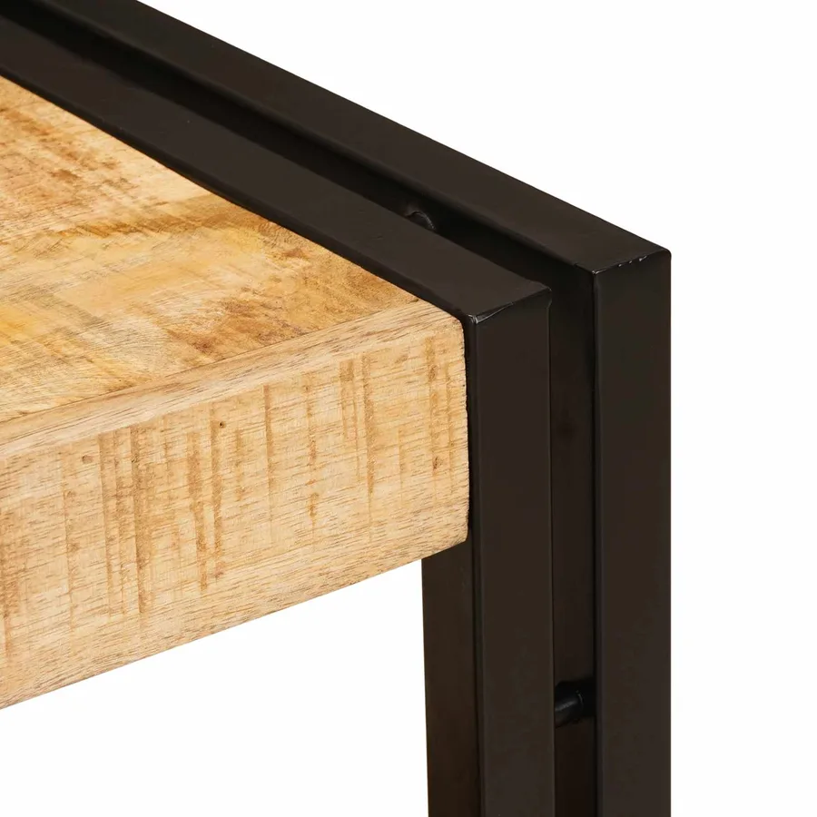 Armoire de coiffeuse avec tiroir Marron Bois de mangue massif - 10