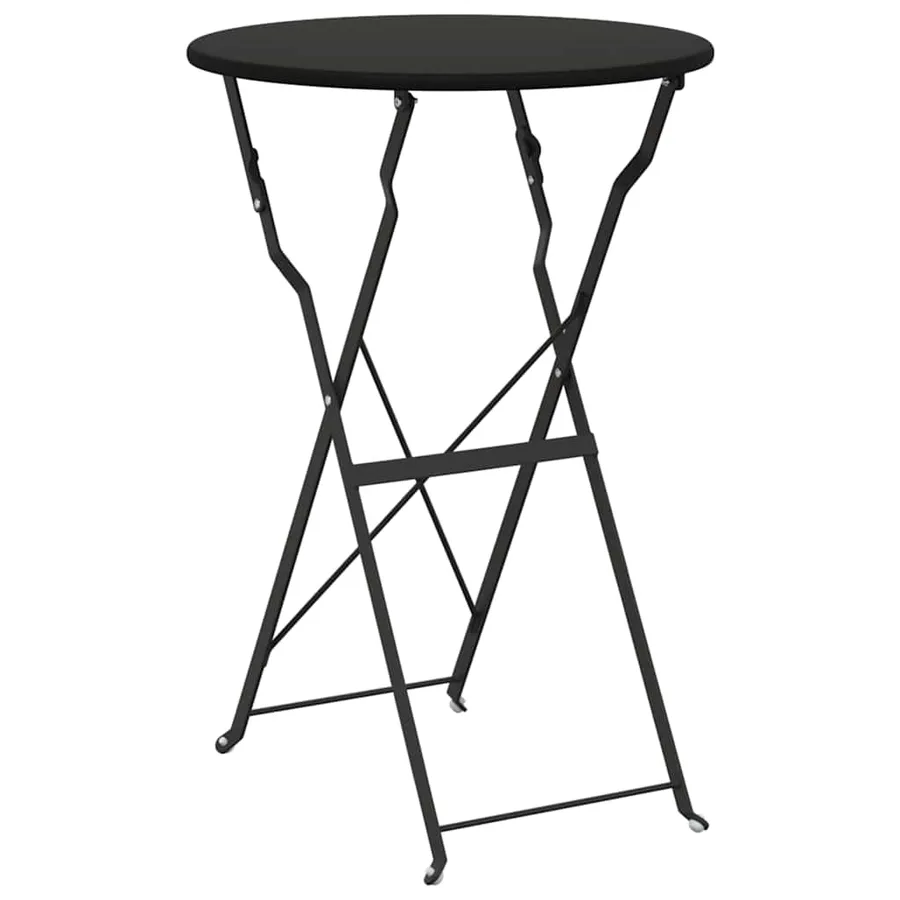 Table bistrot Anthracite Ø 50 x 71 cm Acier revêtu de poudre - 2