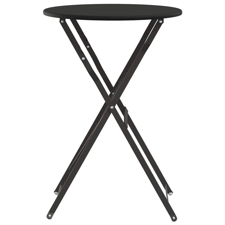 Table bistrot Anthracite Ø 50 x 71 cm Acier revêtu de poudre - 5