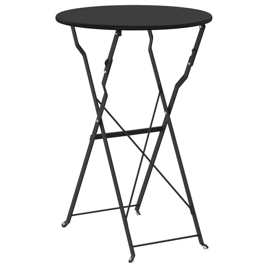 Table bistrot Anthracite Ø 50 x 71 cm Acier revêtu de poudre - 6