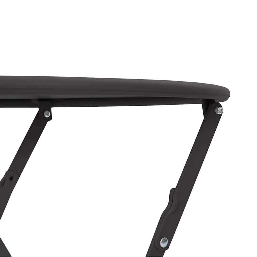 Table bistrot Anthracite Ø 50 x 71 cm Acier revêtu de poudre - 7