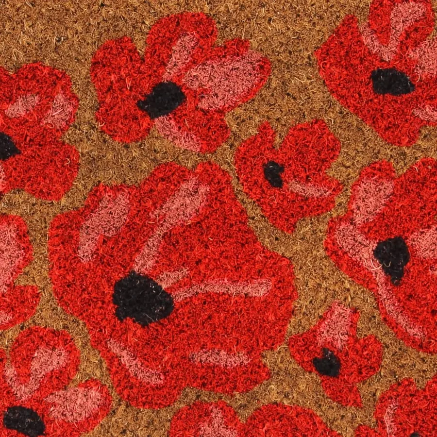 Tapis de porte naturel 40x60 cm fibre de coco touffeté - 5