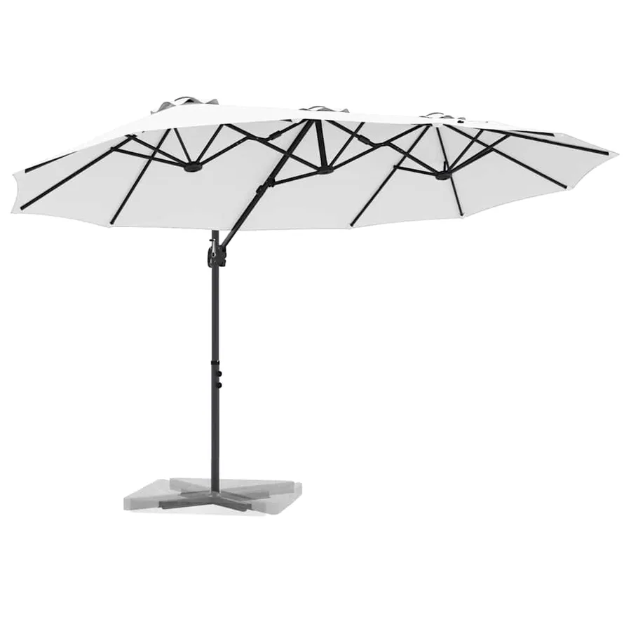 Parasol Sable 372 x 198 x 243 cm Polyester et Aluminium - 3