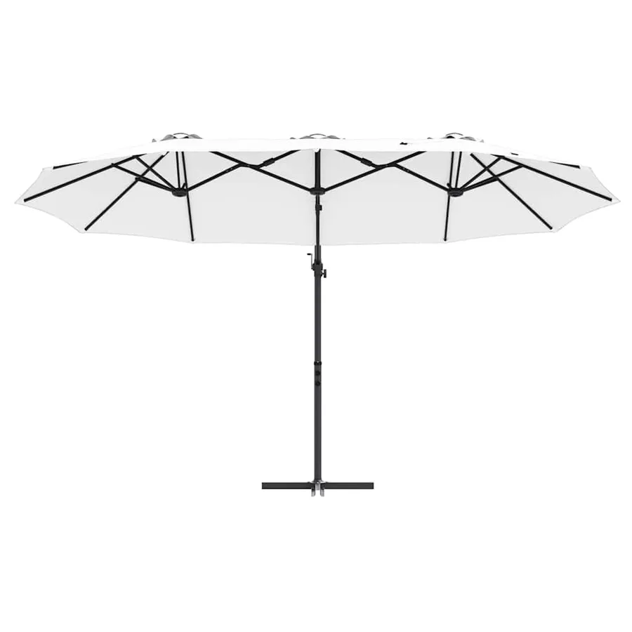 Parasol Sable 372 x 198 x 243 cm Polyester et Aluminium - 5