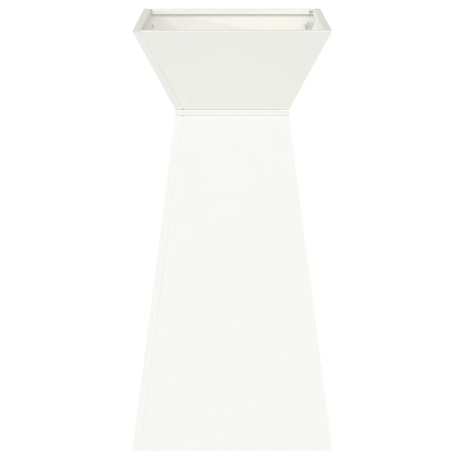 Jardinière à pilier 2 pc Blanc 35 x 35 x 73 cm - 6