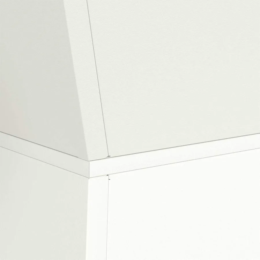 Jardinière à pilier 2 pc Blanc 35 x 35 x 73 cm - 9