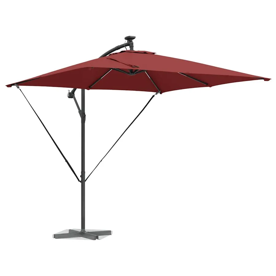 Parasol Terre cuite 249 x 249 x 250 cm Polyester et Aluminium - 3