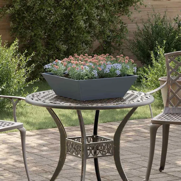 Cache-pot de jardin 5 pc Anthracite 50 x 50 x 15 cm