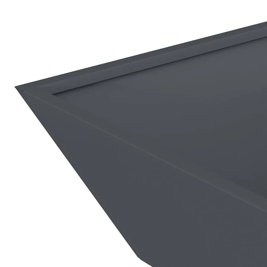 Cache-pot de jardin 5 pc Anthracite 50 x 50 x 15 cm - 8