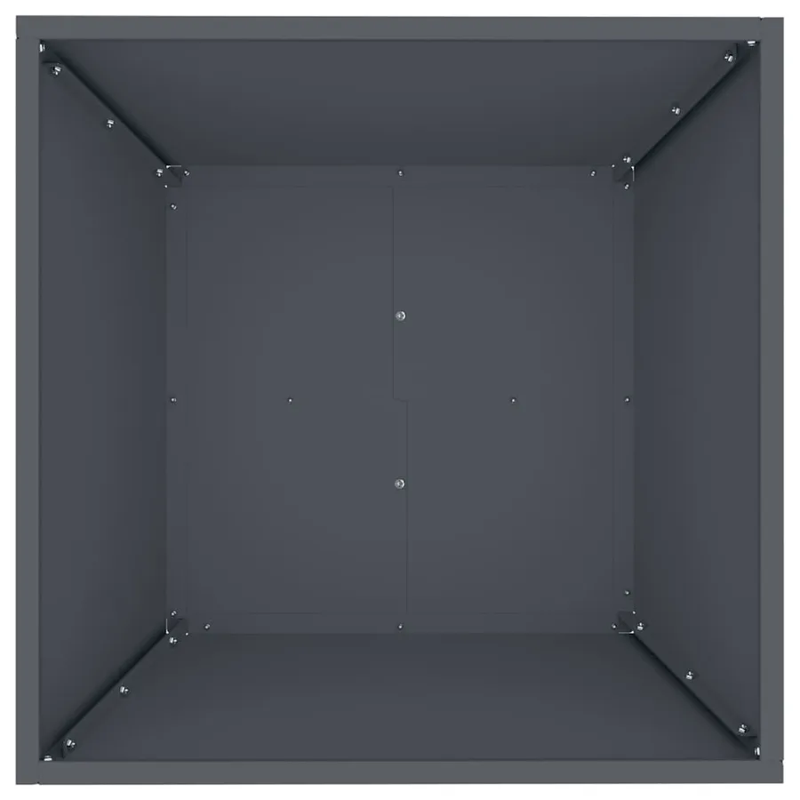Cache-pot de jardin 5 pc Anthracite 50 x 50 x 15 cm - 9