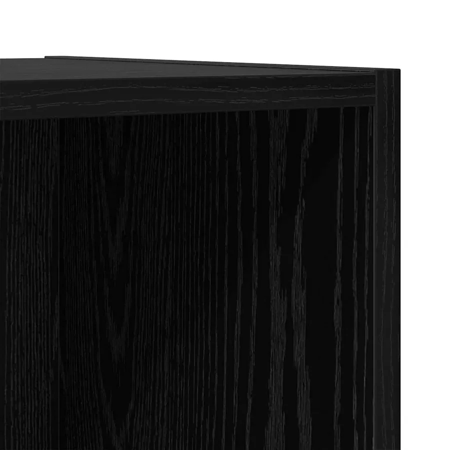 Ensemble meuble TV Montage mural Chêne noir 37 x 37 x 107 cm - 10