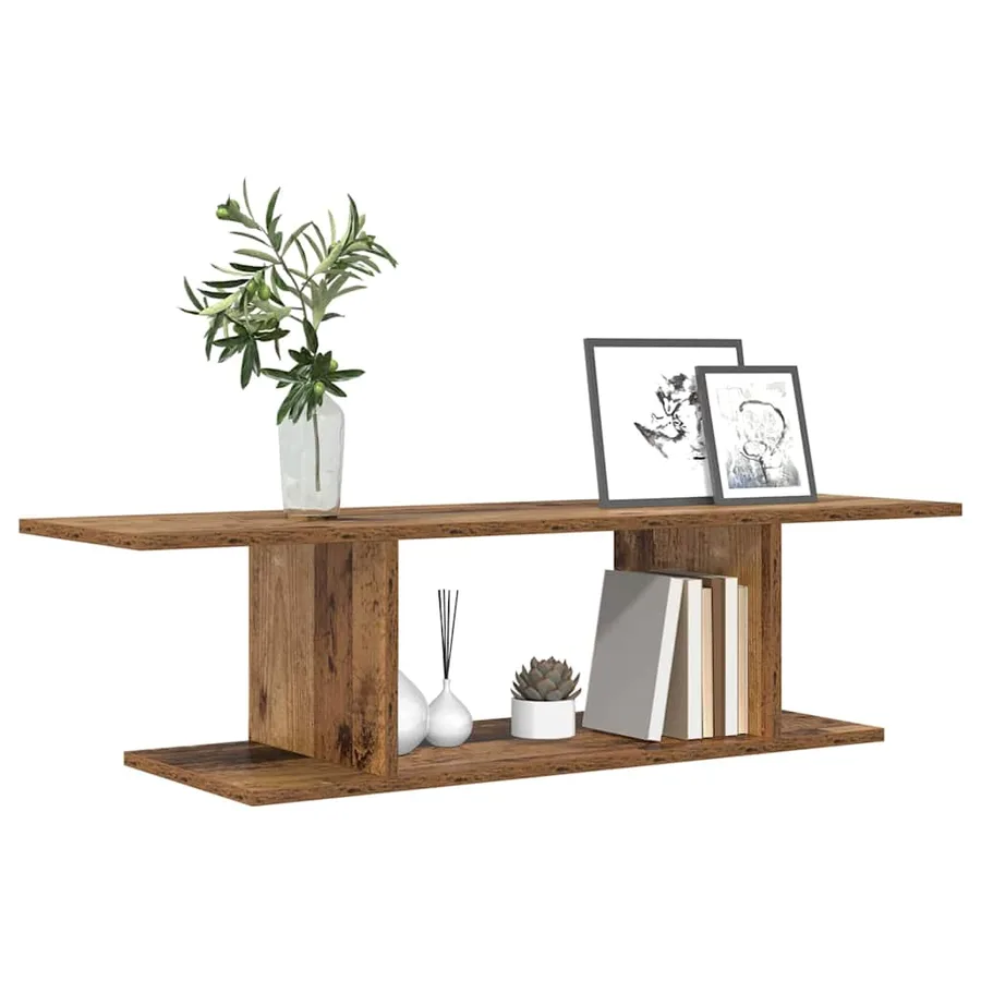 Ensemble meuble TV Marron 103 x 30 x 26,5 cm Bois d'ingénierie - 3
