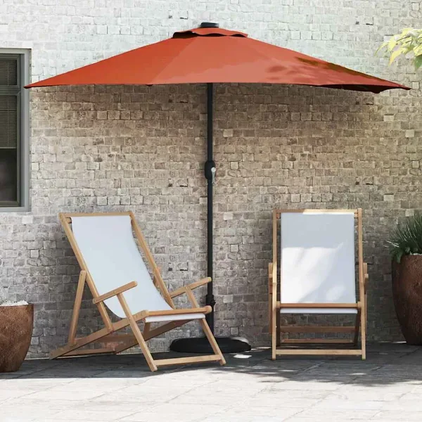 Parasol de jardin Terre cuite 294 x 150 x 224 cm
