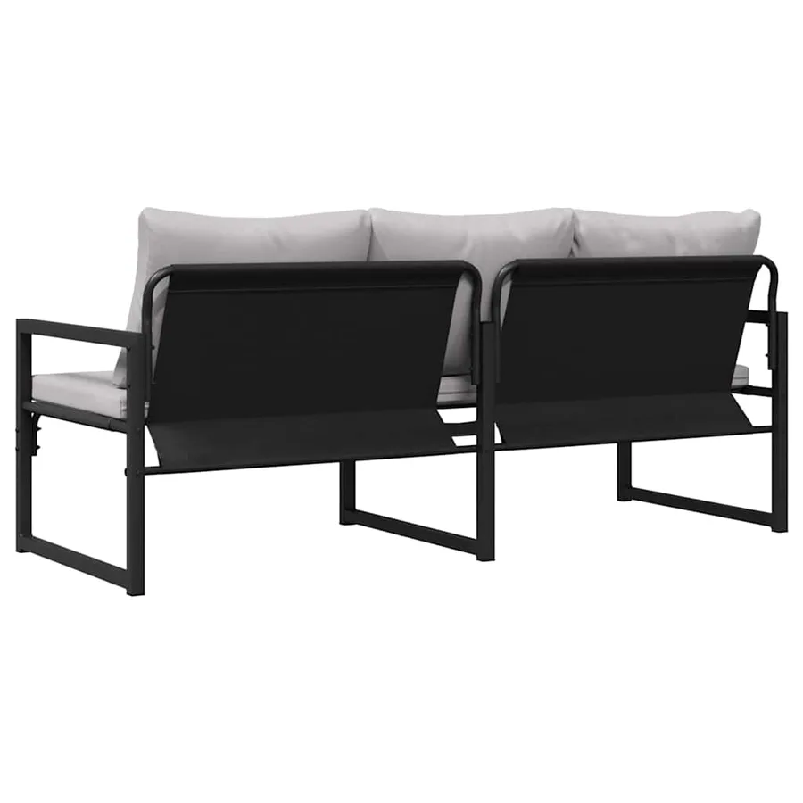 Mobilier de jardin Gris clair 180 x 72,5 x 71 cm Polyester - 6