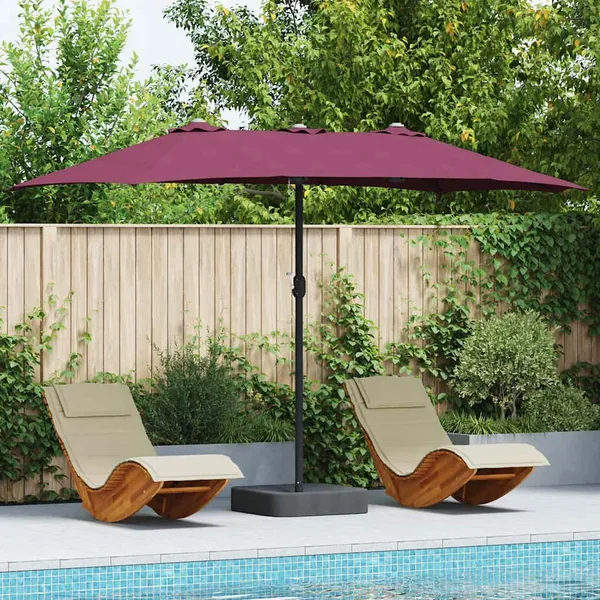 Parasol de jardin Bordeaux 385 x 209 x 244 cm