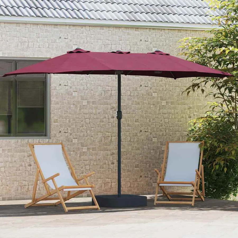 Parasol de jardin Bordeaux 385 x 209 x 244 cm - 3