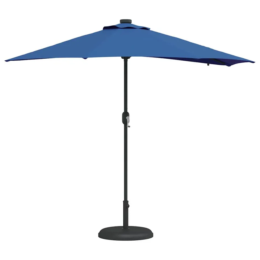 Parasol de jardin 294 x 150 x 223 cm Polyester et Acier Azur - 3