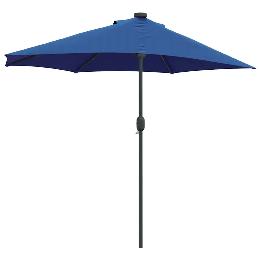 Parasol de jardin 294 x 150 x 223 cm Polyester et Acier Azur - 7