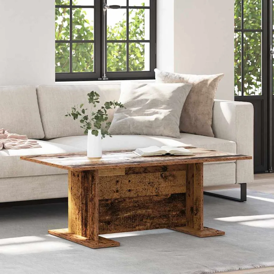 Table basse Bois ancien 103,5 x 60 x 40 cm Bois d'ingénierie