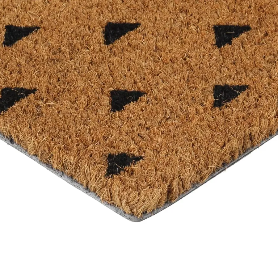 Tapis de porte naturel 45x75 cm fibre de coco touffeté - 3