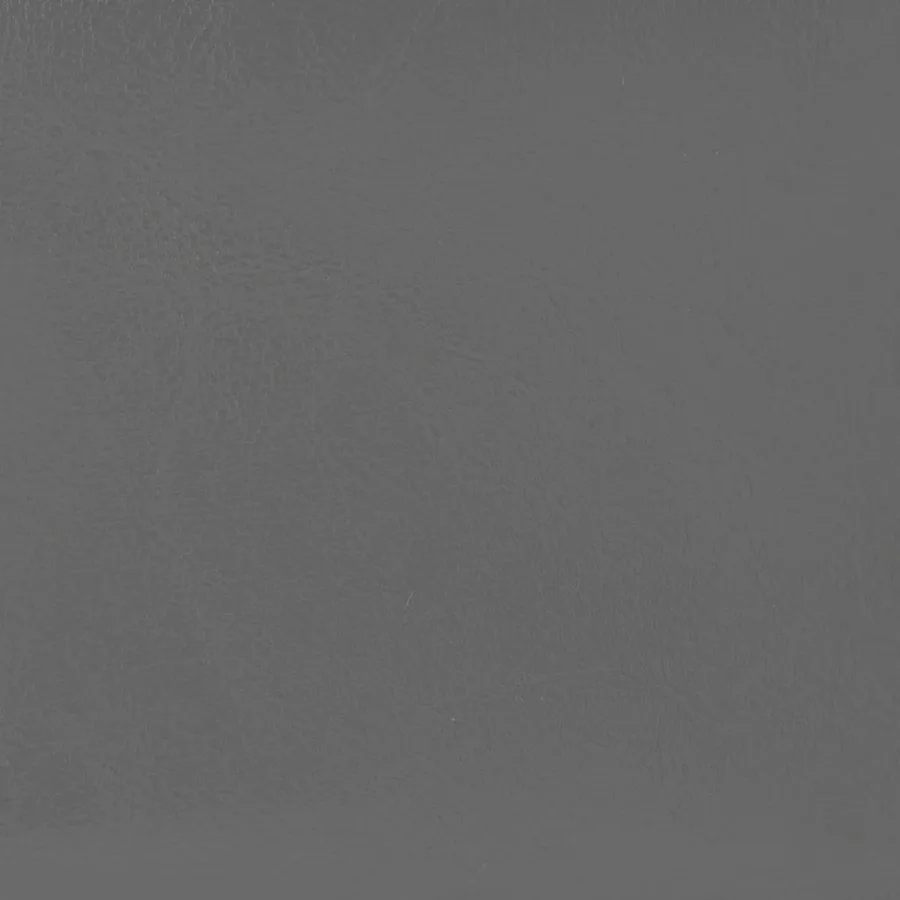 Fauteuil avec repose-pied gris similicuir - 7