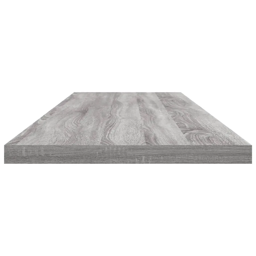 Étagères murales 4 pcs sonoma gris 100x20x1,5cm bois ingénierie - 5