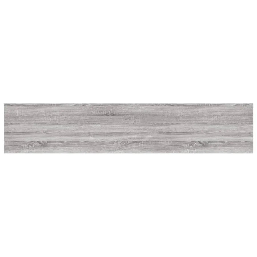 Étagères murales 4 pcs sonoma gris 100x20x1,5cm bois ingénierie - 6