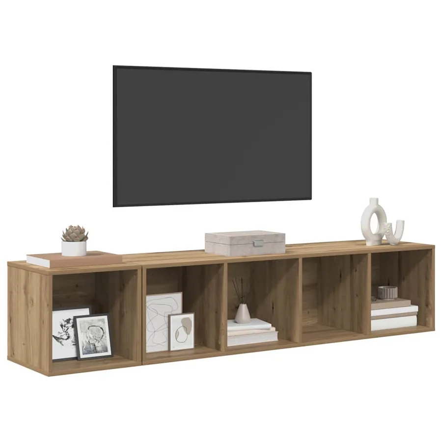 Ensemble de meubles TV 2 pcs Chêne artisanal Bois d'ingénierie - 3