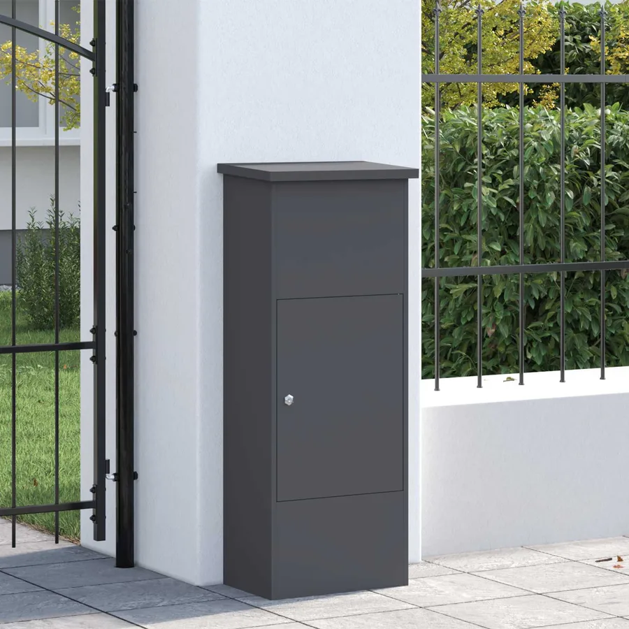 Boîte de dépôt de colis Anthracite 44,5 x 29 x 110,5 cm Acier - 3