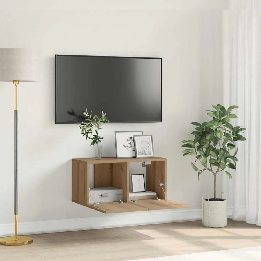 Ensemble meuble TV 60 x 30 x 30 cm Marron Bois d'ingénierie