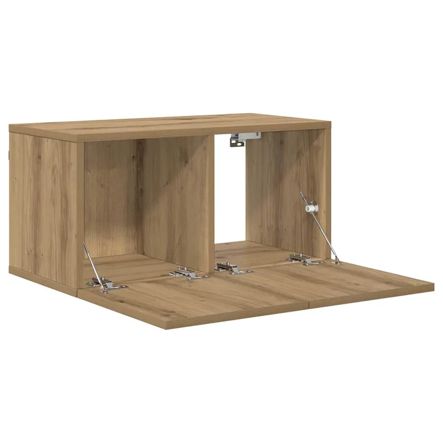Ensemble meuble TV 60 x 30 x 30 cm Marron Bois d'ingénierie - 5