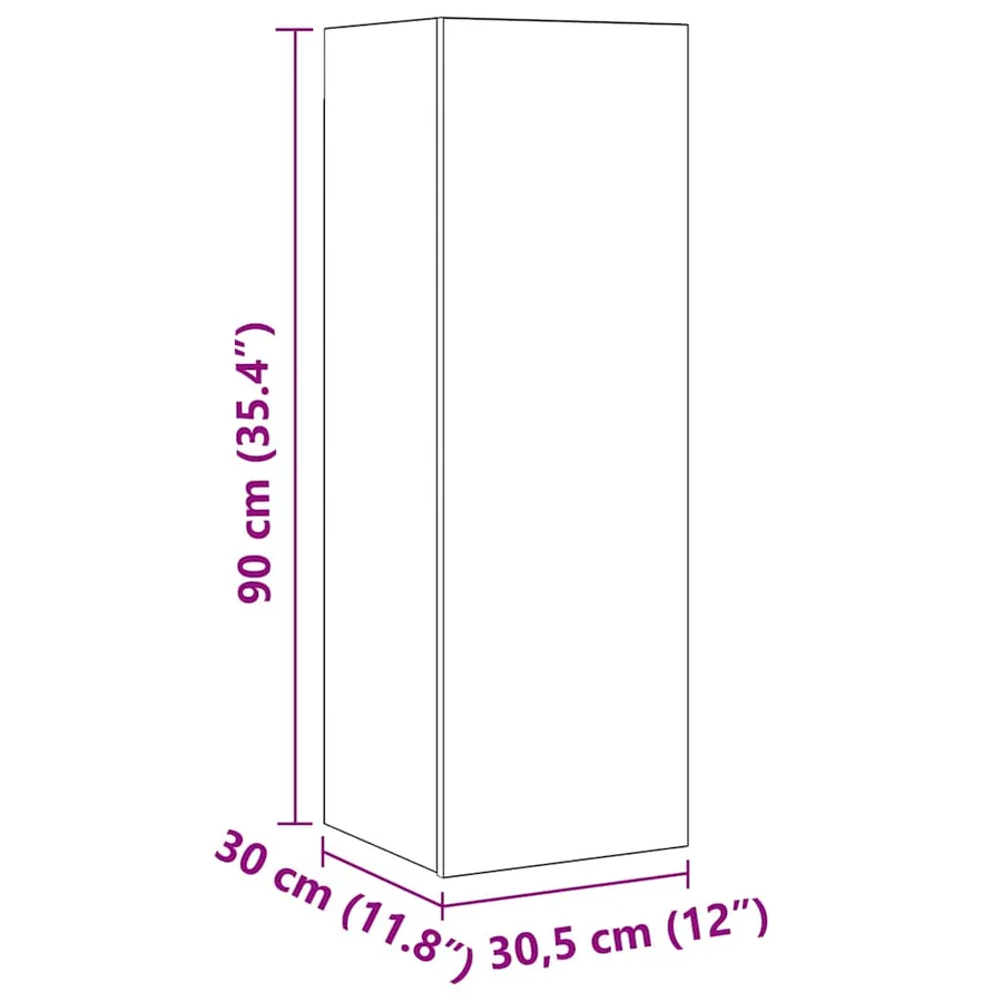 Ensemble meuble TV 4 pcs Chêne artisanal Bois d'ingénierie - 16