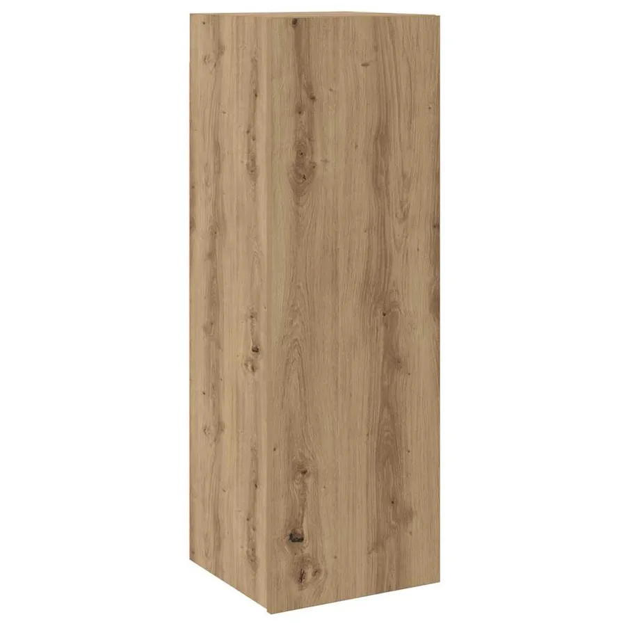 Ensemble meuble TV 4 pcs Chêne artisanal Bois d'ingénierie - 5