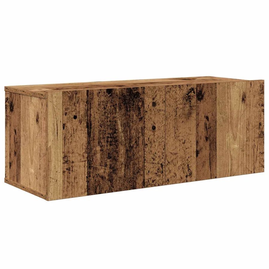 Ensemble meuble TV 3 pcs Bois Ancien Bois d'ingénierie - 5