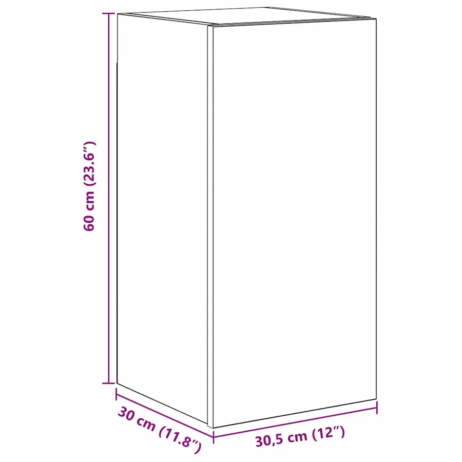 Ensemble meuble TV 8 pcs Chêne noir Bois d'ingénierie - 16