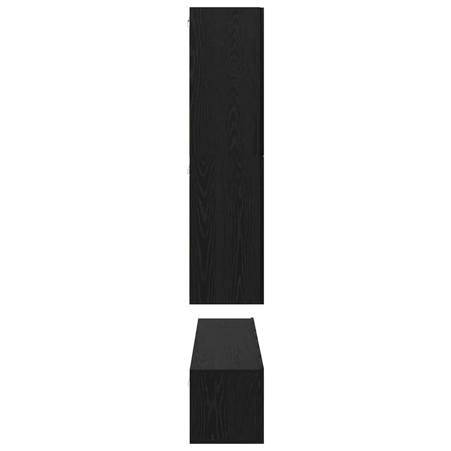 Ensemble meuble TV 8 pcs Chêne noir Bois d'ingénierie - 8