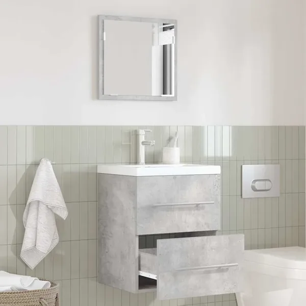 Ensemble de mobilier de salle de bain Gris 41 x 38,5 x 48 cm