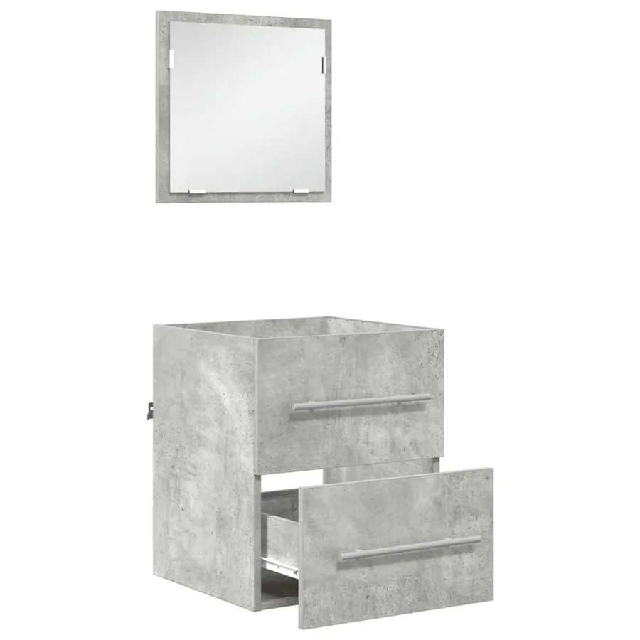 Ensemble de mobilier de salle de bain Gris 41 x 38,5 x 48 cm - 5
