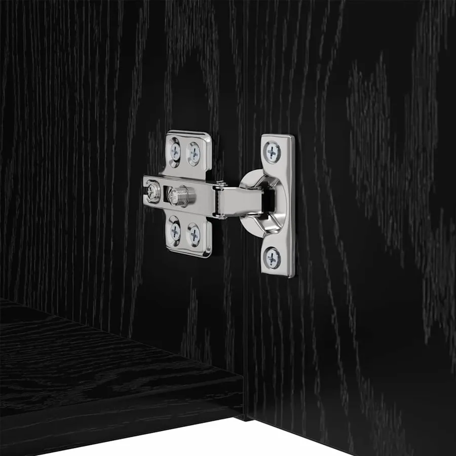 Ensemble meuble TV 5 pcs Chêne noir Bois d'ingénierie - 10