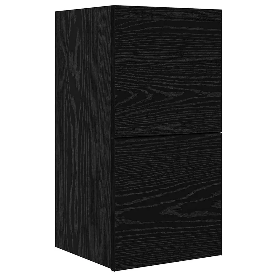 Ensemble meuble TV 5 pcs Chêne noir Bois d'ingénierie - 5